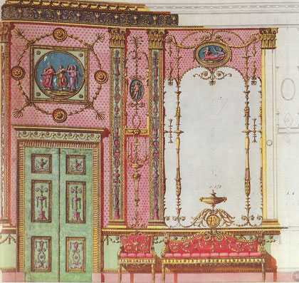 Adam design sketch, full of colour