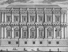 Drawing of Inigo Jones' Banqueting House