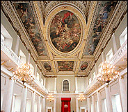 Whitehall glimmering white and gold