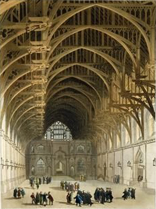 Hammerbeam roof at Westminster