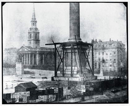 Talbot's photo of Nelson's Column 1843