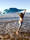 Girl on beach