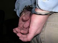Man in handcuffs