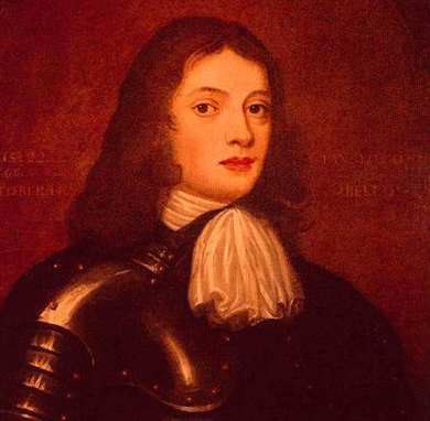 William Penn at 22,  just before he began to fight for freedom of conscience