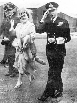 George VI and the Queen