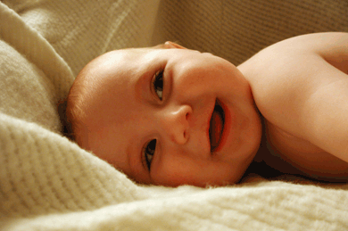 Smiling baby