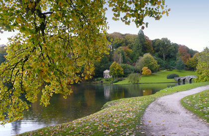Stourhead in autumn